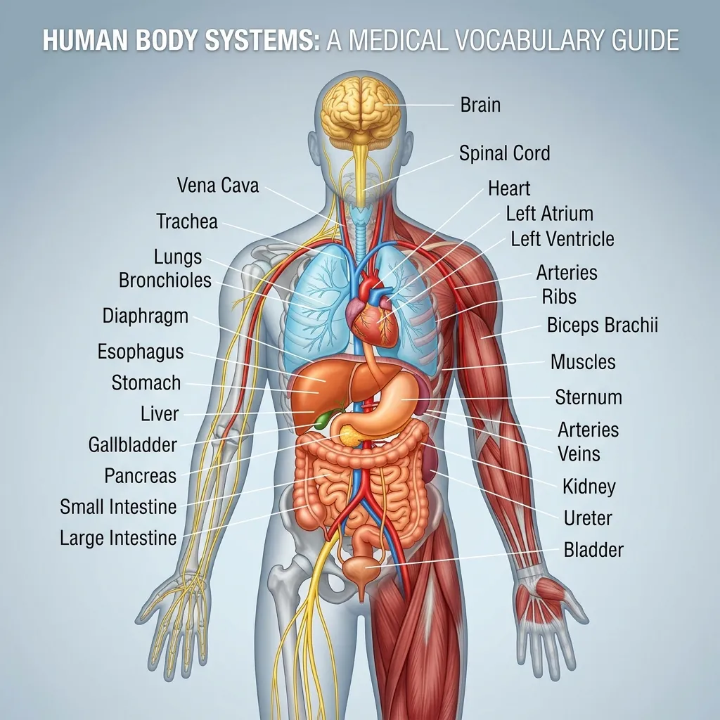 Human body medical vocabulary guide