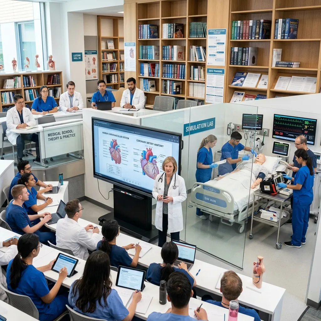Medical education system components overview