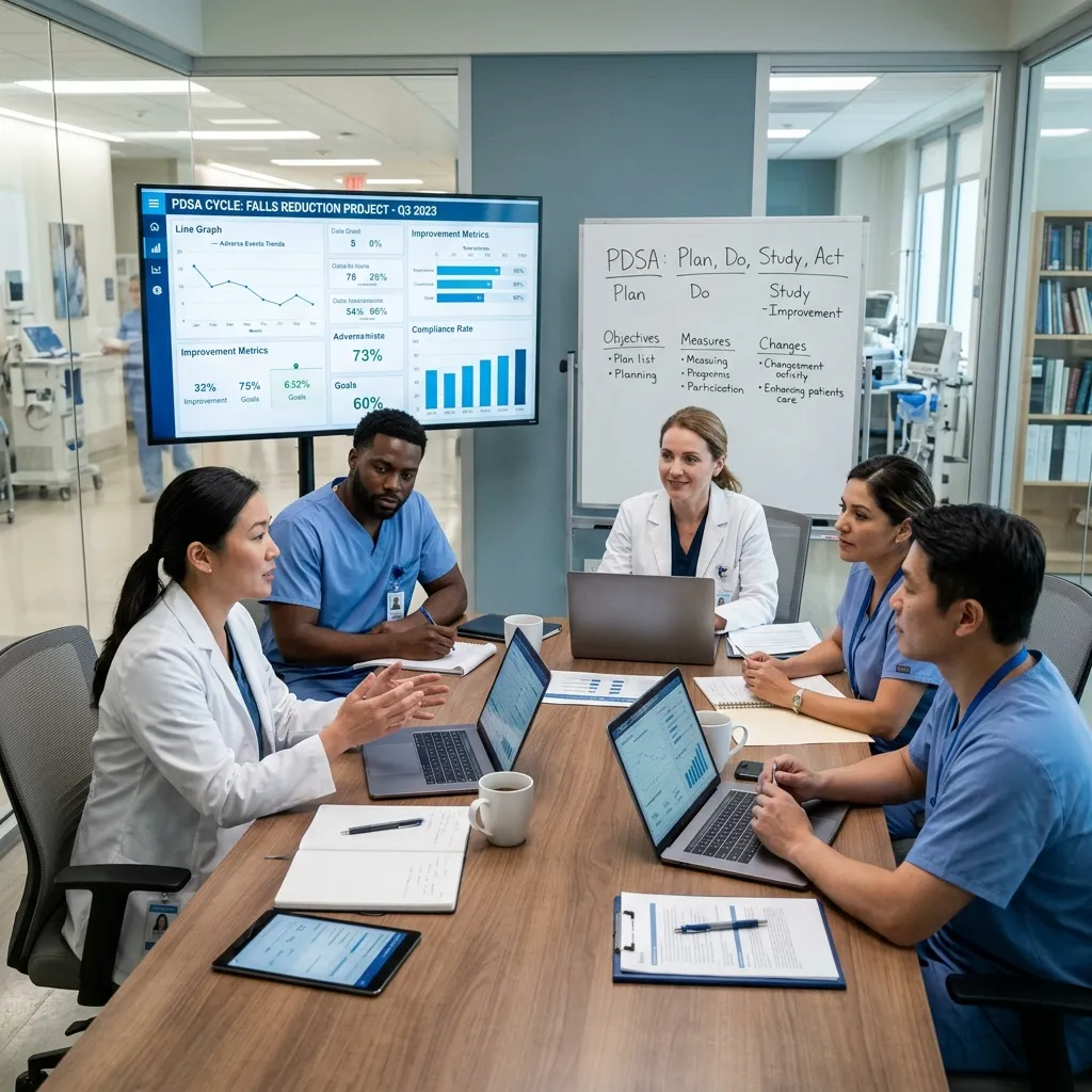 Quality improvement frameworks in healthcare