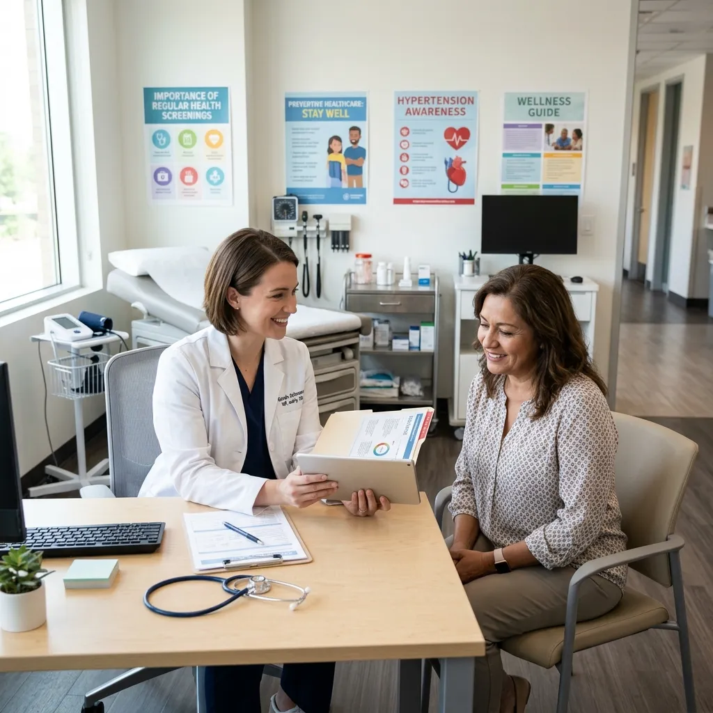 Regular health screenings for prevention
