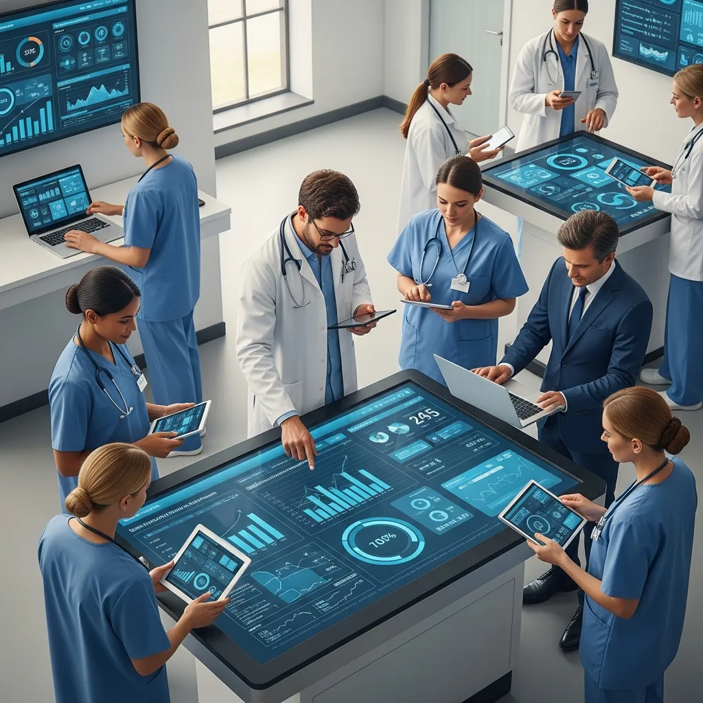 Technology role in healthcare management system
