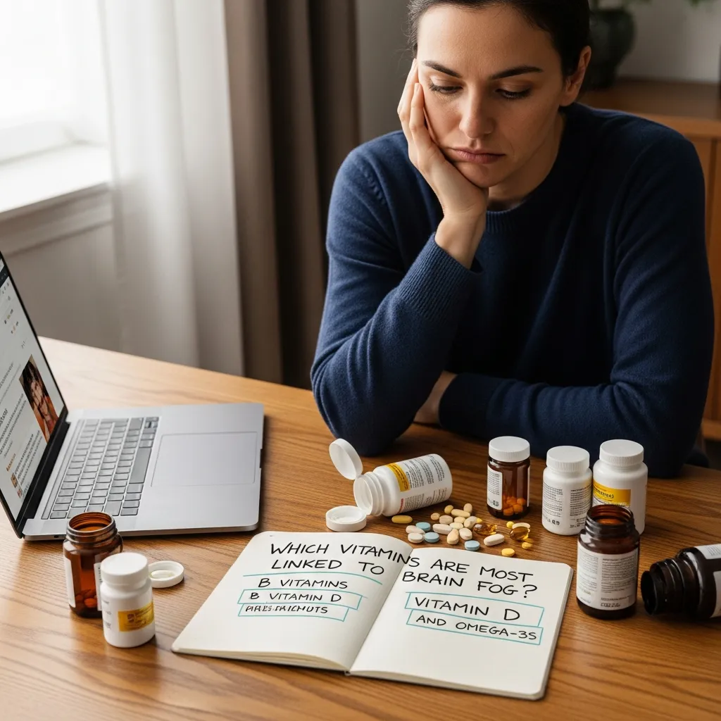 Vitamins linked to brain fog and cognitive health